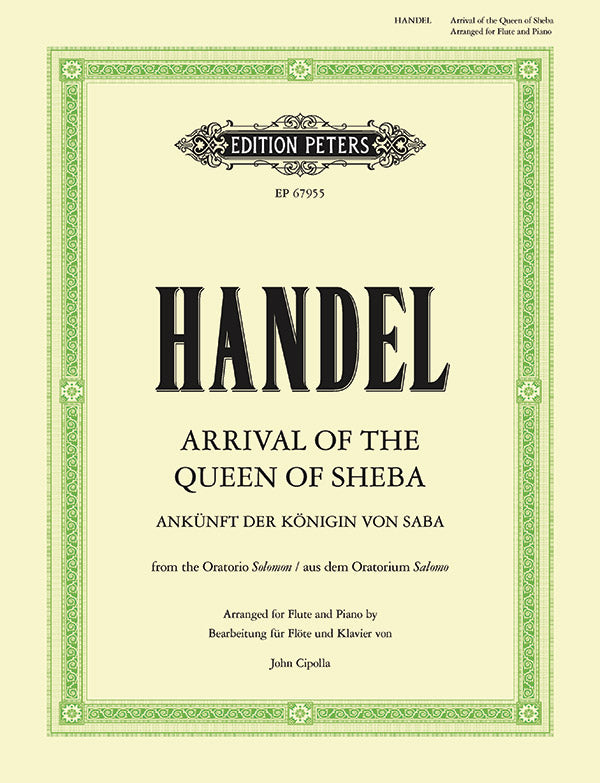 Handel: Arrival of the Queen of Sheba (arr. for flute & piano)