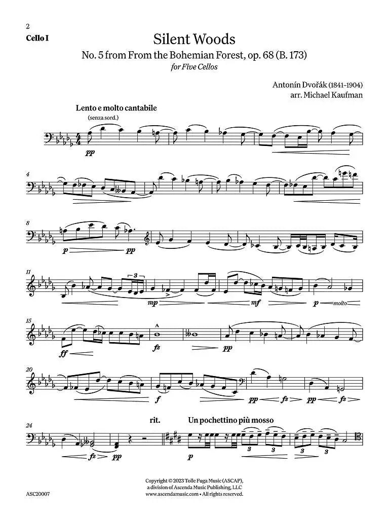 Dvořák: Silent Woods, Op. 68, B. 133