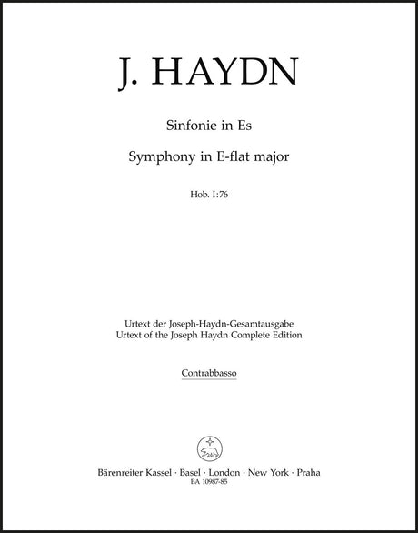 Haydn: Symphony in E-flat Major, Hob. I:76