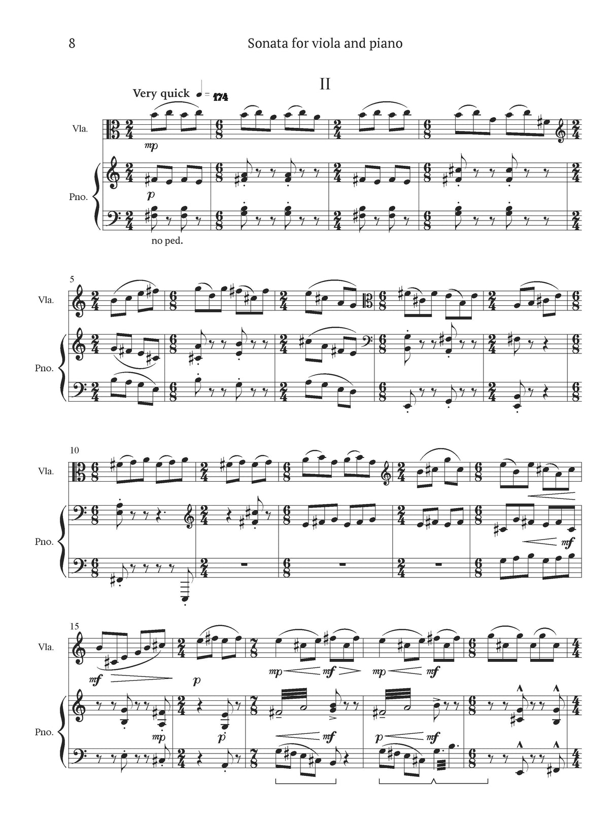 Galindo: Viola Sonata