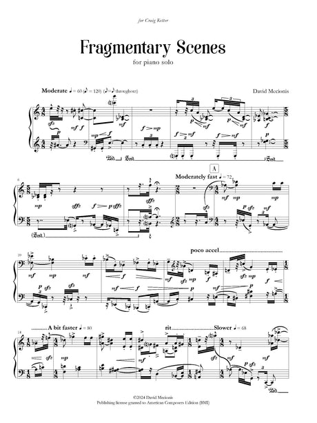 Mecionis: Fragmentary Scenes