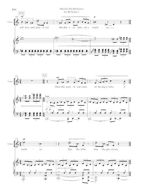 Mazzoli: Claire's Confessional