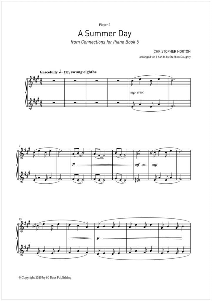 Norton: Connections for Piano 6 Hands