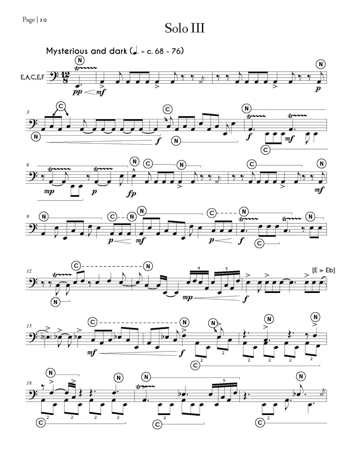 Corpus: Three Pieces for Five Timpani
