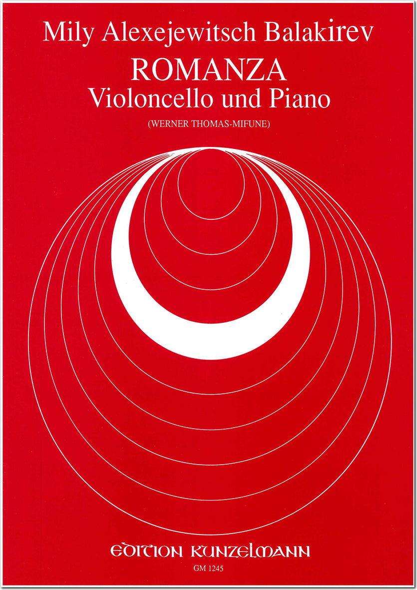 Balakirev: Romance (arr. for cello & piano)