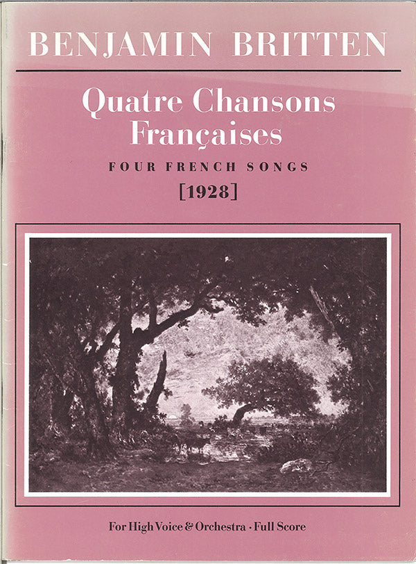 Britten: 4 Chansons Francais
