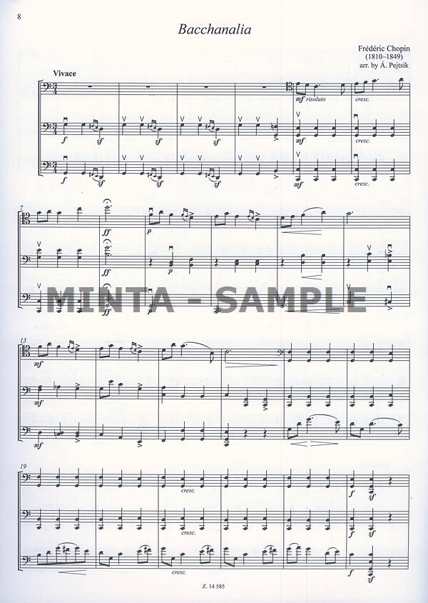 Chamber music for Cellos - Volume 7 (3 Cellos)