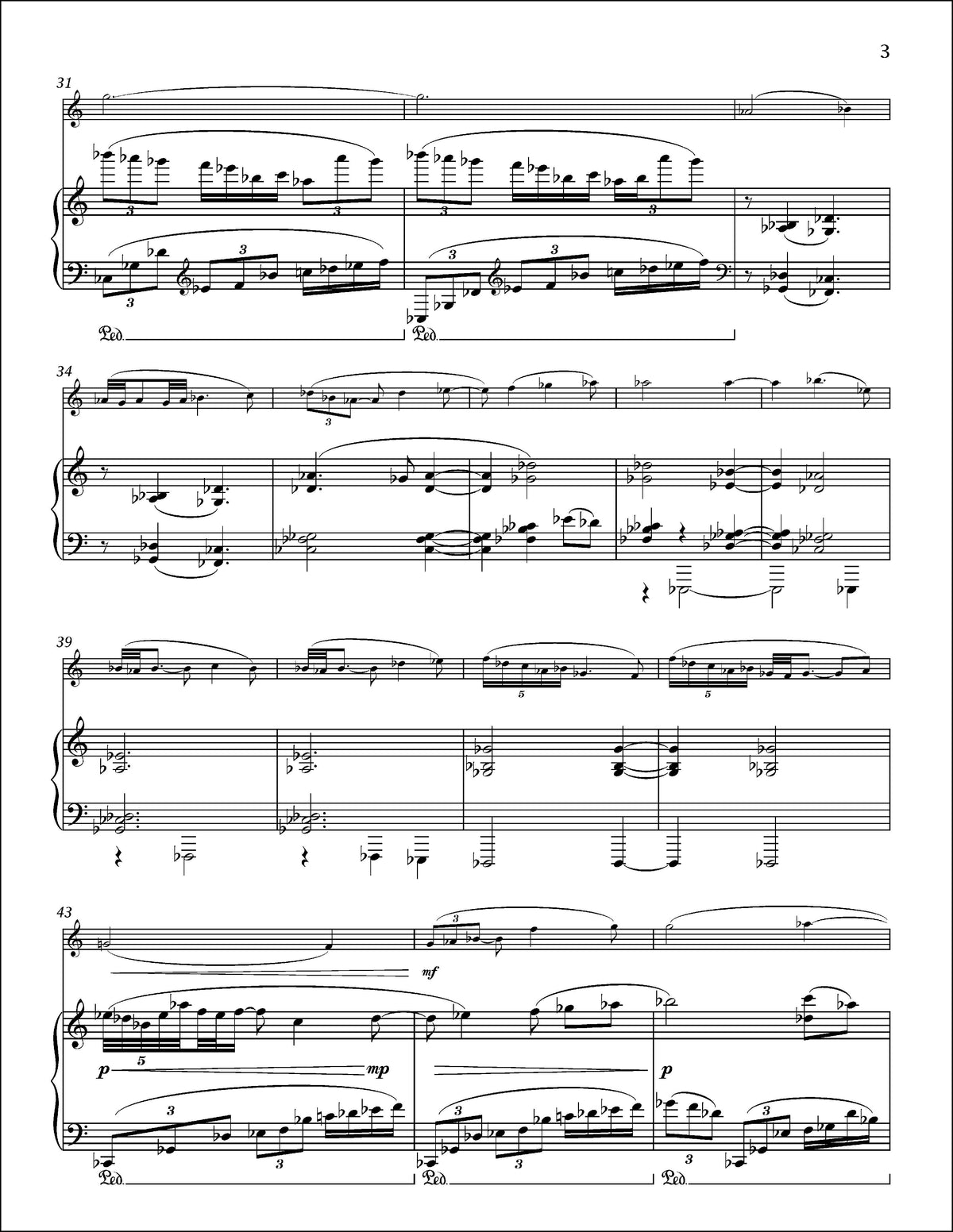 Lee III: Tenor Sax Sonatina