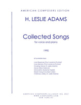 H.L. Adams: Collected Songs