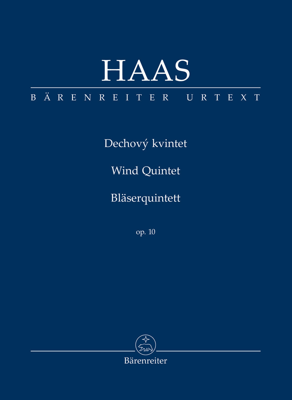 Haas: Wind Quintet, Op. 10