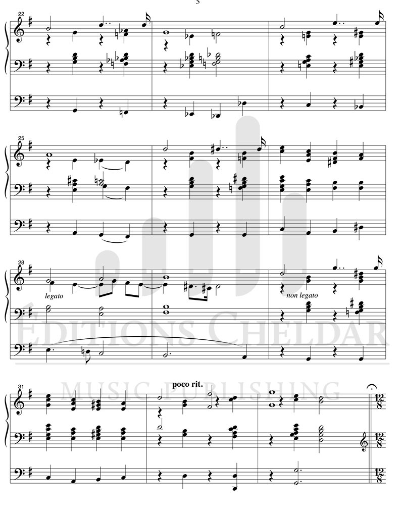 Bédard: Fantaisie sur "O Canada"