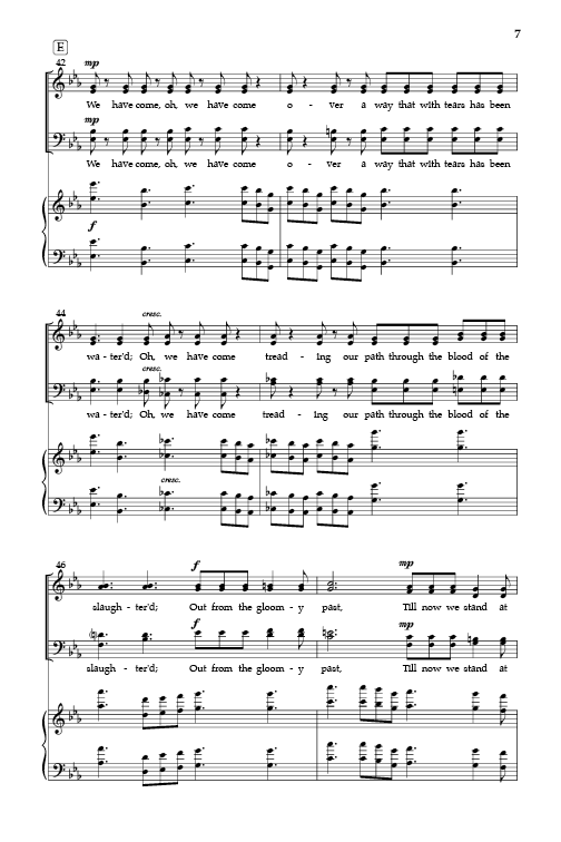 Johnson: Lift Every Voice and Sing