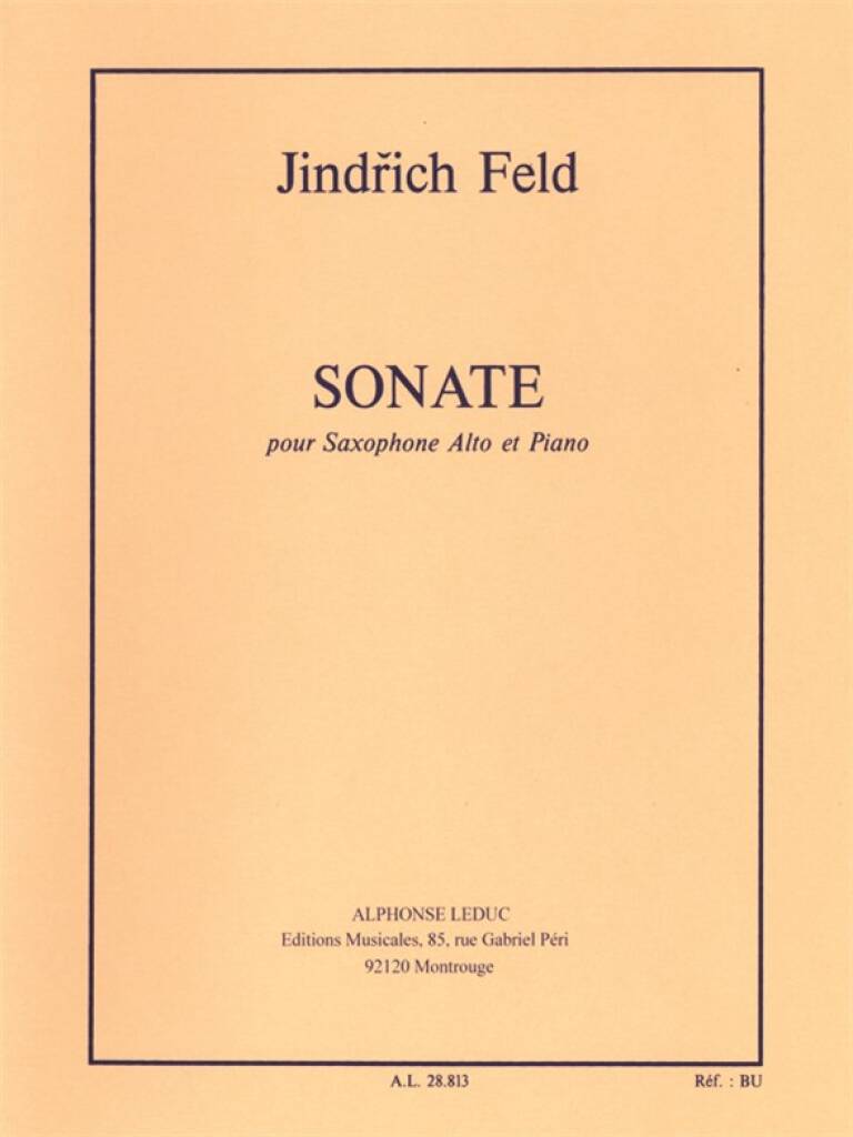 Feld: Alto Saxophone Sonata