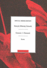 Górecki: Genesis 1 - Elementi, Op. 19, No. 1
