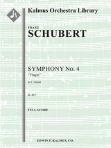 Schubert: Symphony No. 4 in C Minor, D 417