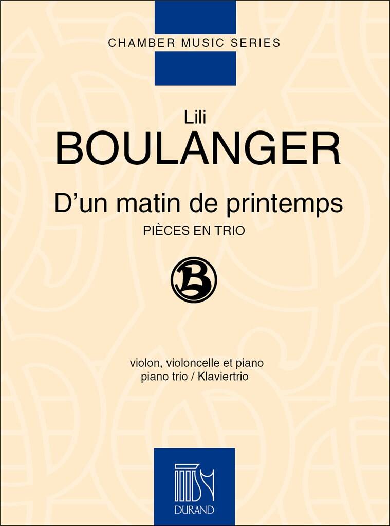 L. Boulanger: D'un matin de printemps (arr. for piano trio)