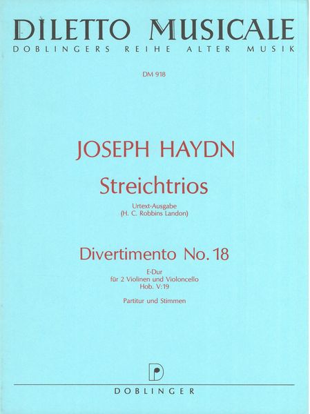 Haydn: Divertimento in E Major, Hob. V:19