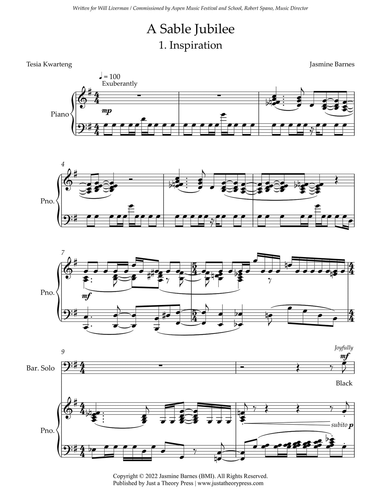Barnes: A Sable Jubilee