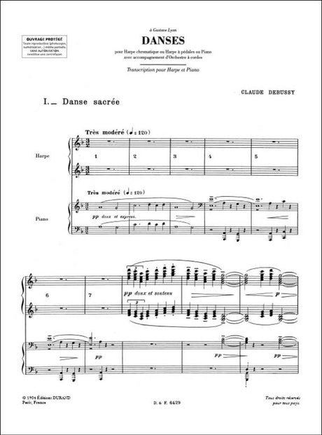 Debussy: Danses for Harp and String Orchestra