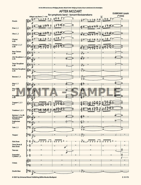 Dubrovay: After Mozart