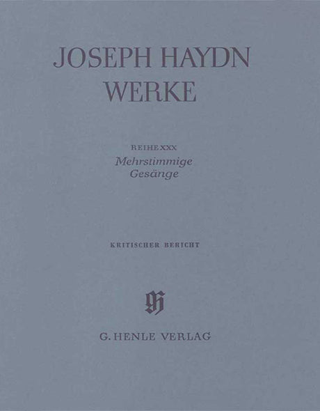 Haydn: Songs for several voices