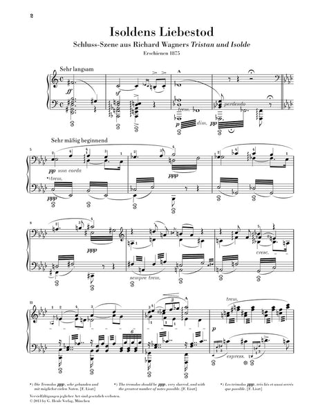Wagner-Liszt: Isoldens Liebestod from "Tristan and Isolde"