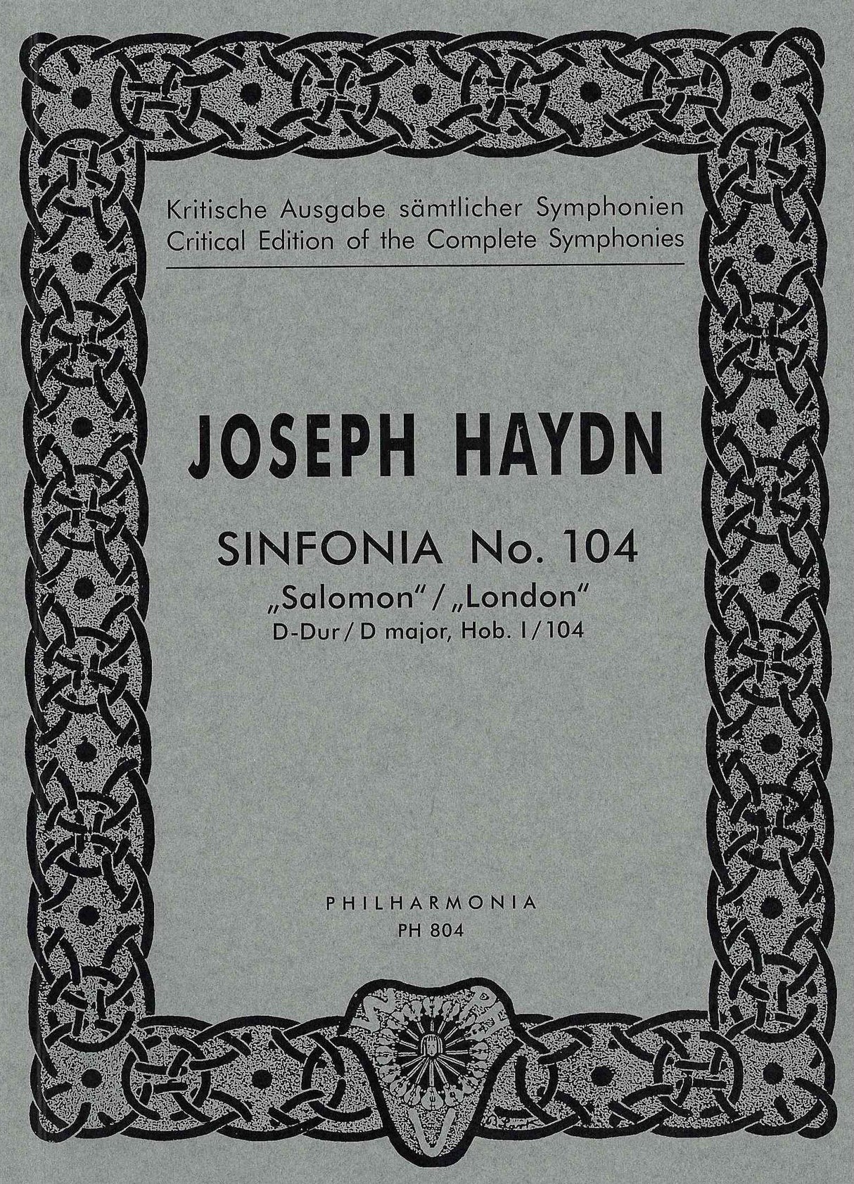 Haydn: London Symphony No. 12 in D Major, HOB I:104