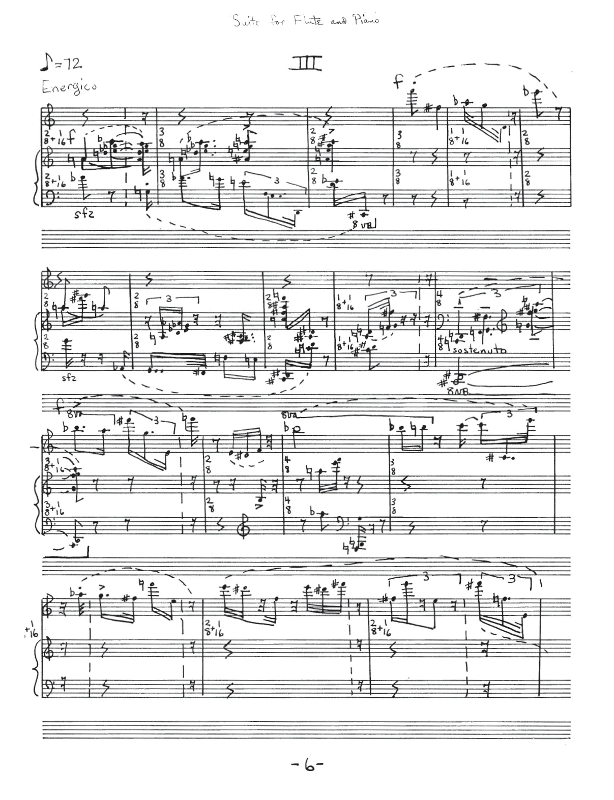 T.W. Owens: Suite for Flute and Piano