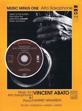 Advanced Alto Saxophone Solos – Volume IV