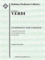 Verdi: Symphony for Strings in E Minor