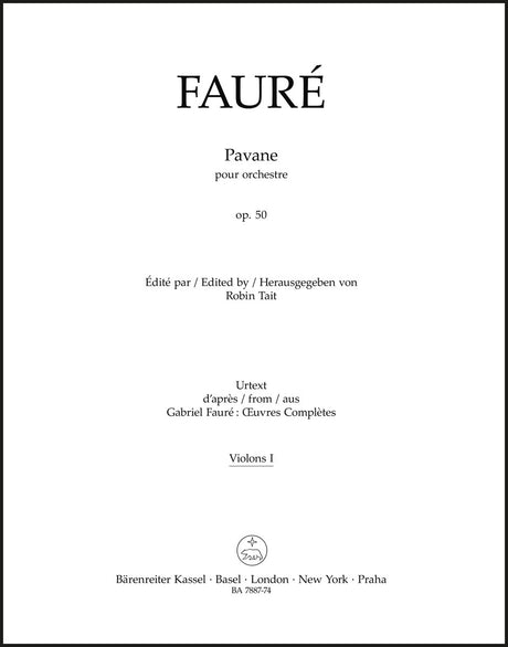 Fauré: Pavane, N 100a, Op. 50