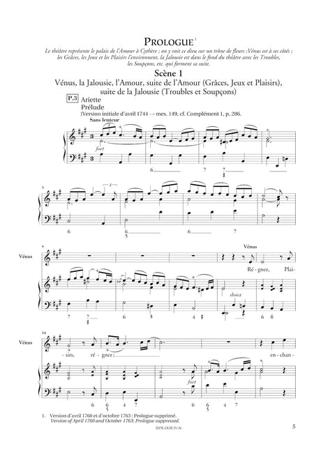 Rameau: Dardanus, RCT 35 B