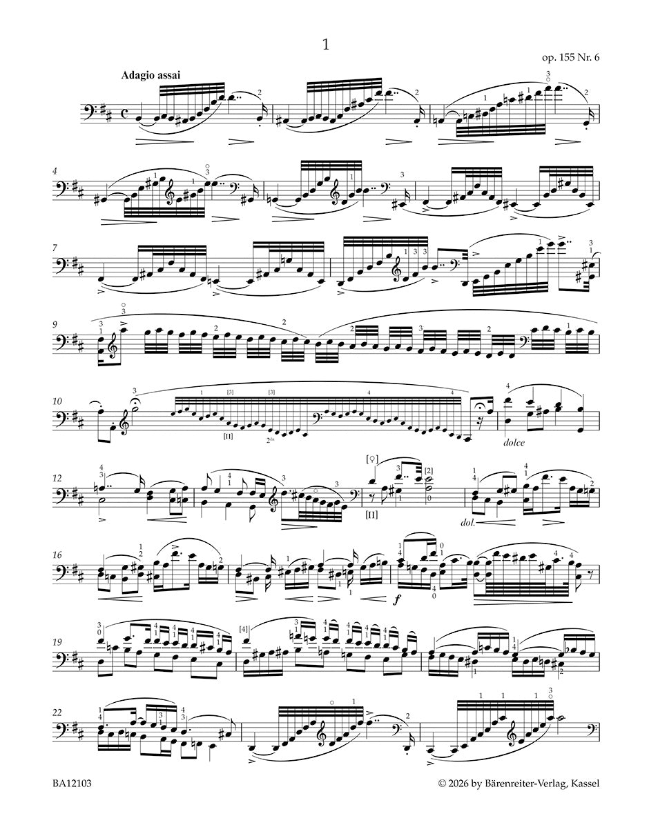 Dotzauer: Cello Etudes - Volume 3