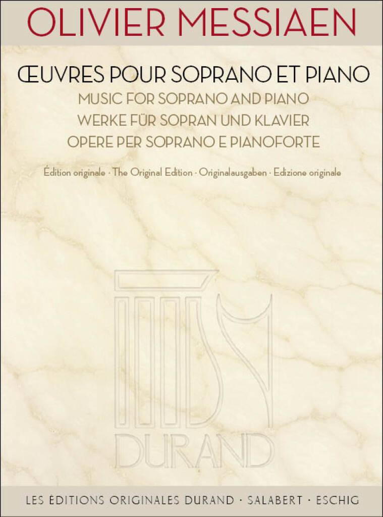 Messiaen: Music for Soprano and Piano