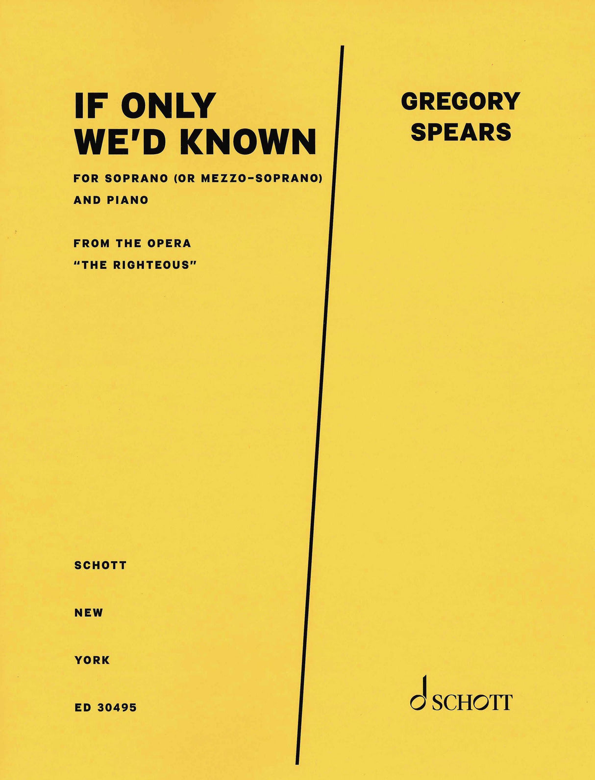 Spears: If only we'd known from "The Righteous"