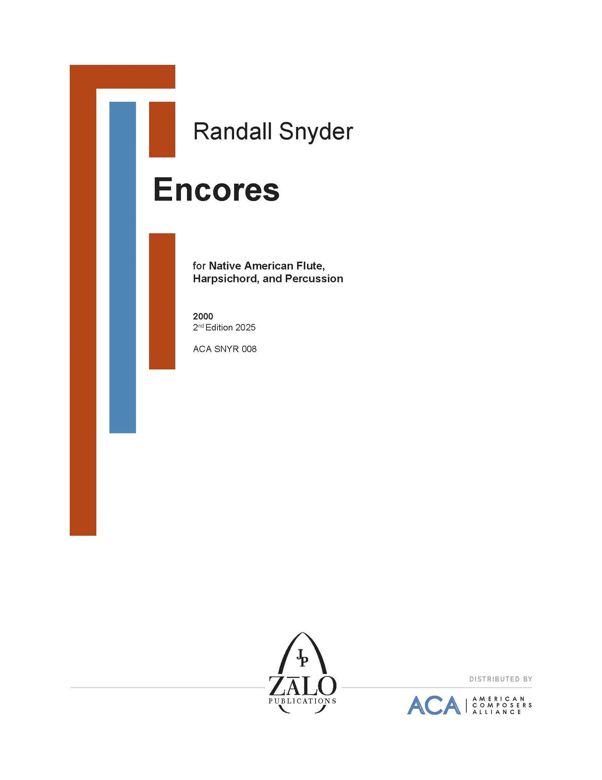 Snyder: Encores