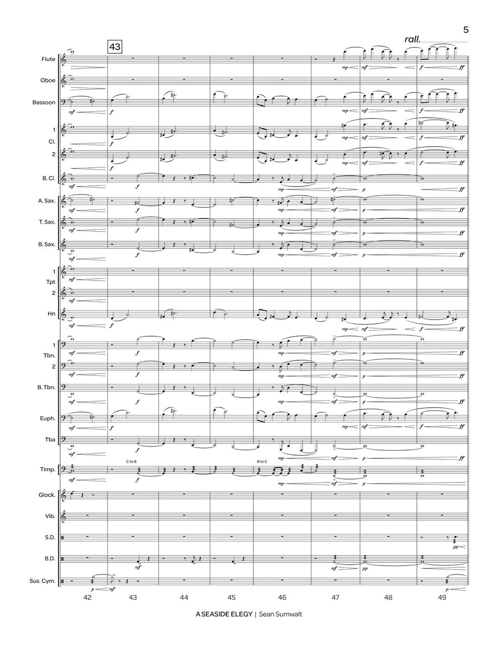 Sumwalt: A Seaside Elegy