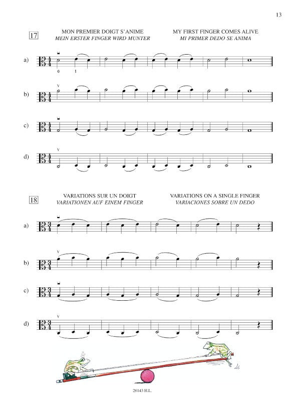 Méthode d'alto - Volume 1 (Débutants)