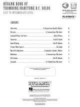 Rubank Book of Trombone/Baritone B.C. Solos
