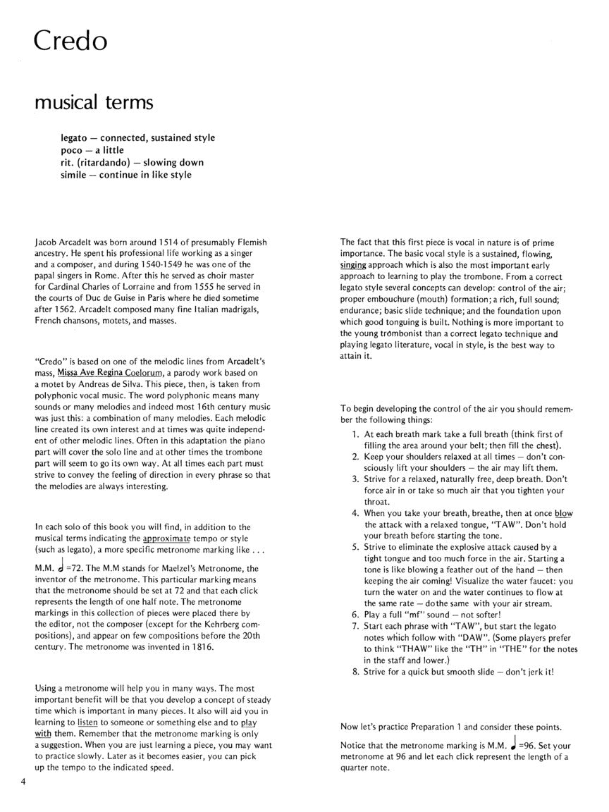 Master Solos: Intermediate Level – Trombone