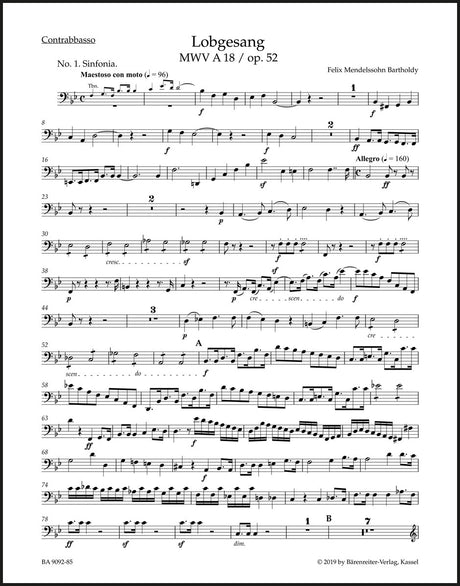 Mendelssohn: Lobgesang, MWV A 18, Op. 52