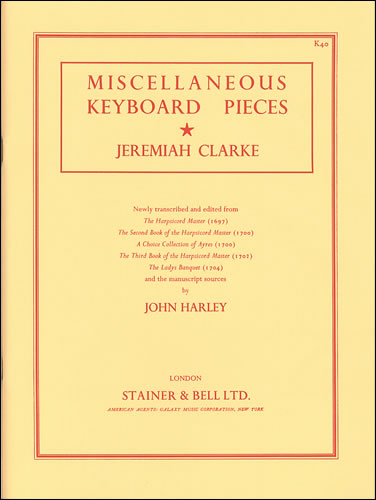 Clarke: Miscellaneous Keyboard Pieces