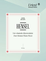 Hensel: 4 Roman Piano Pieces