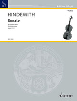 Hindemith: Sonata for Solo Violin, Op. 31, No. 2