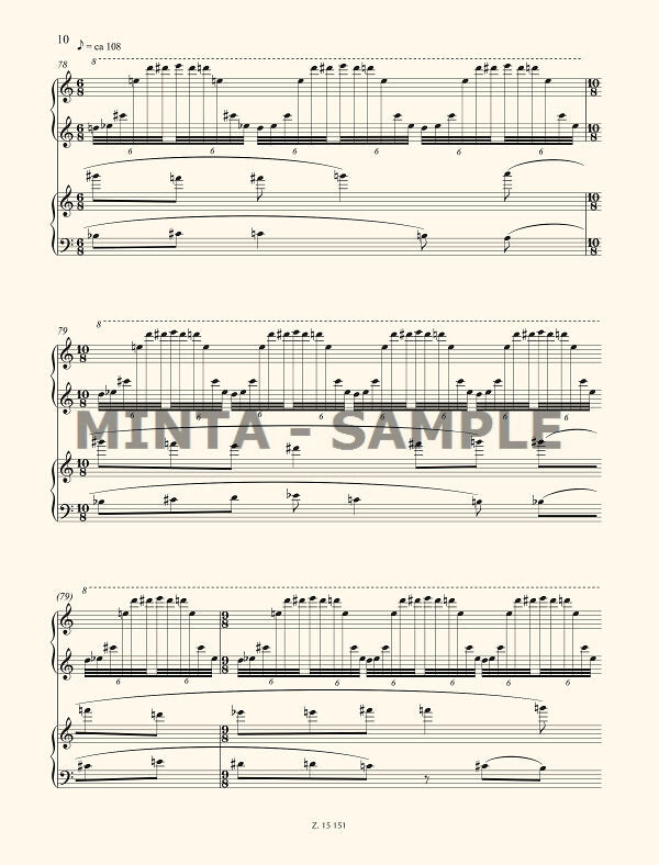 Bartók-Kurtág: Music for Strings, Percussion and Celesta - First Movement (arr. for 2 pianos)