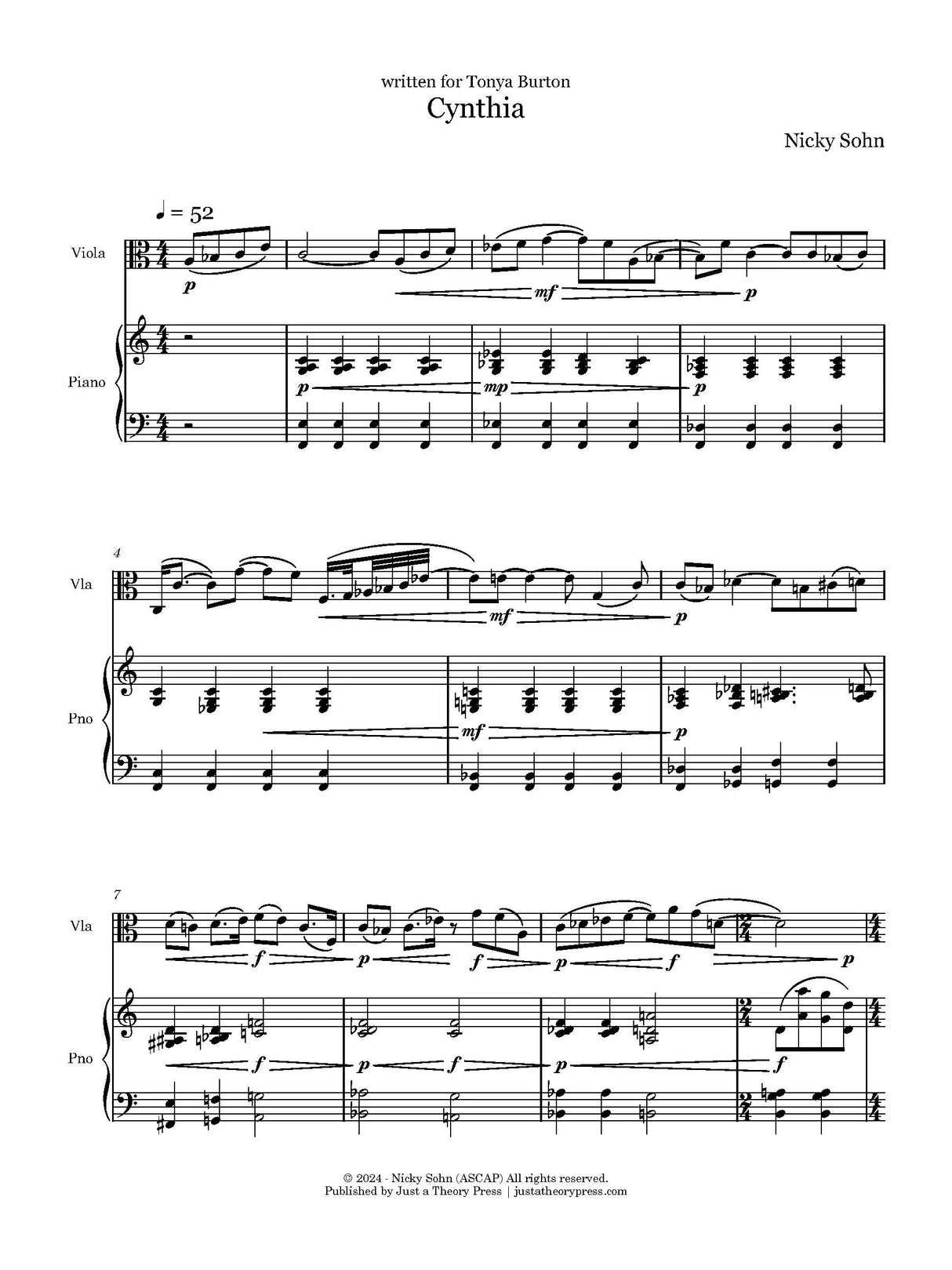 Sohn: Cynthia