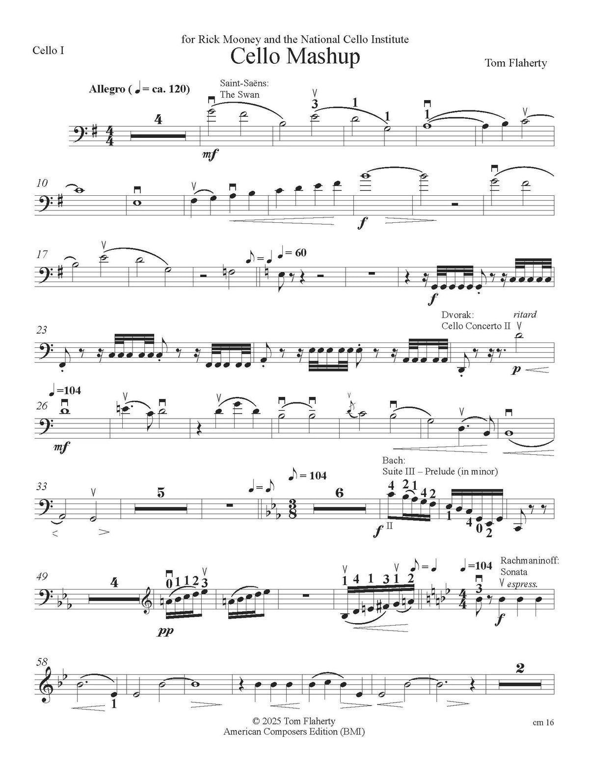 Flaherty: Cello Mashup