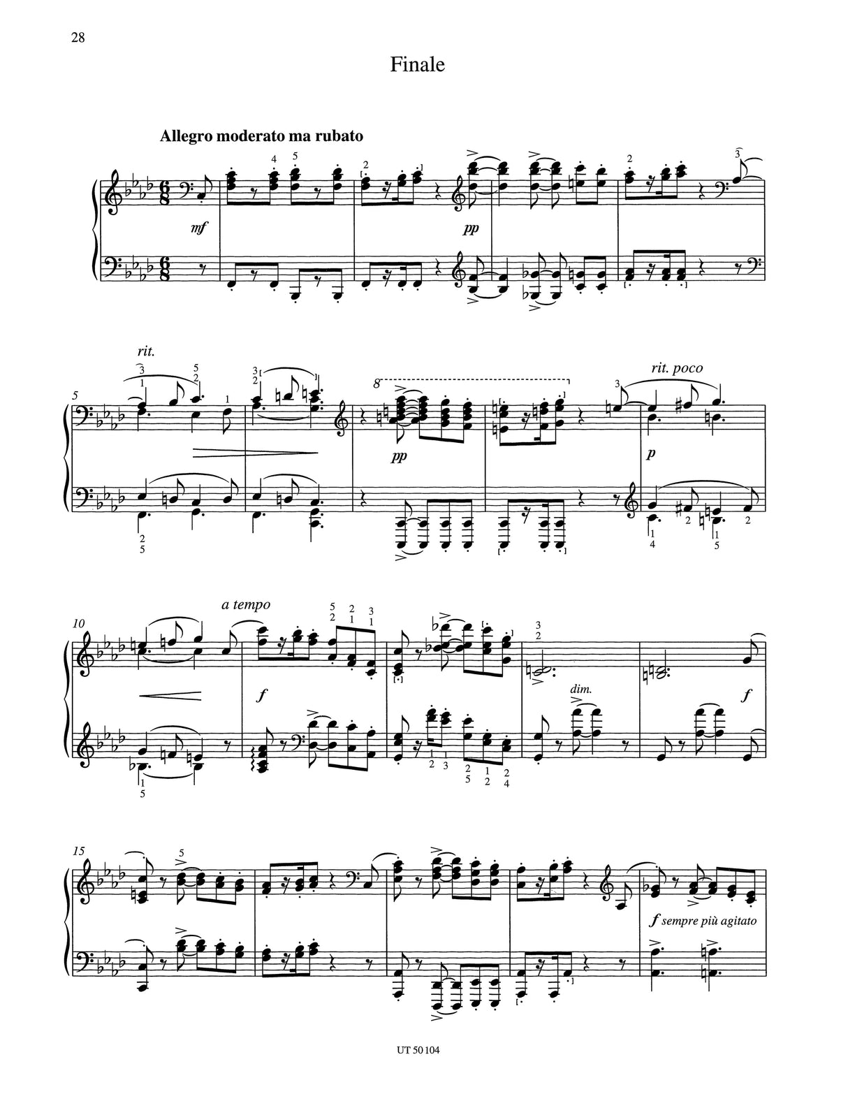 Brahms: Piano Sonata in F Minor, Op. 5