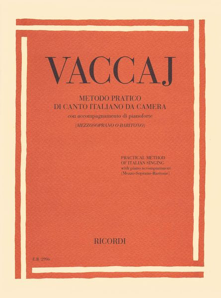 Vaccai: Practical Method of Italian Singing