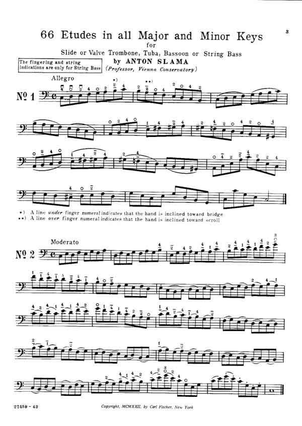 Slama: 66 Etudes in All Keys